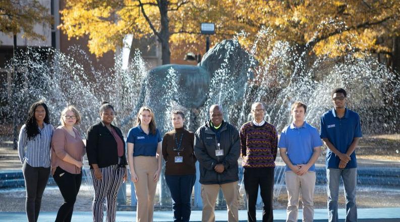 Group photo of ODU U-Rise students