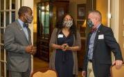 8月. 11, Northern Virginia alumni, students and friends gathered at the Westwood Country Club in Vienna to meet ODU President Brian O. Hemphill, Ph值.D., and First Lady Marisela Rosas Hemphill, Ph值.D., during the Monarch Nation Tour.