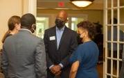 8月. 11, Northern Virginia alumni, students and friends gathered at the Westwood Country Club in Vienna to meet ODU President Brian O. Hemphill, Ph值.D., and First Lady Marisela Rosas Hemphill, Ph值.D., during the Monarch Nation Tour.