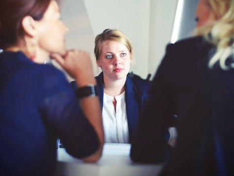 women in a meeting